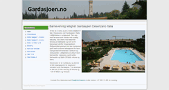 Desktop Screenshot of gardasjoen.no